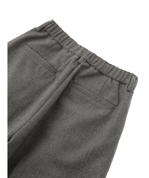 w closet（ダブルクローゼット）の「フラノ8分丈ワイドパンツ（パンツ・レディース・Lグレー/Dグレー/ブラック・FREE）」の10枚目の写真