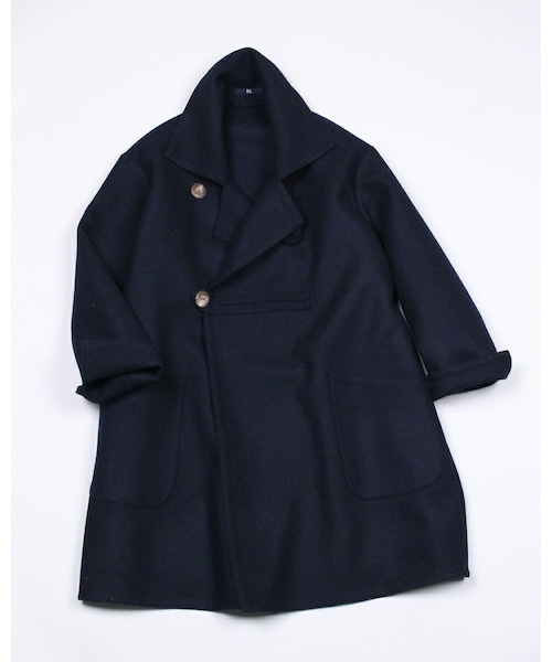 45R（フォーティファイブアール）の「メリノ二重織ハーフコート