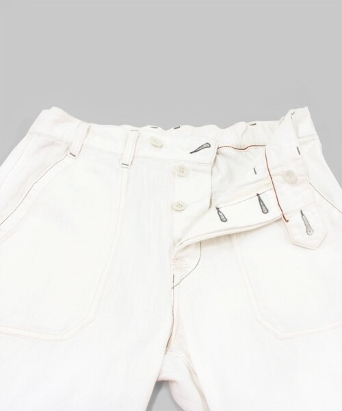 RNA-N（アールエヌエーエヌ）の「＜予約＞フレンチワークパンツ（パンツ・レディース・ホワイト・S/M）」の9枚目の写真