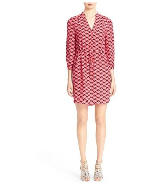 Kate Spade ケイトスペード の Kate Spade New York Pinwheel Silk Blend Shirtdress ワンピース Wear