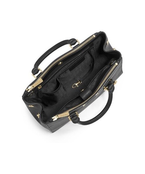 MICHAEL KORS（マイケルコース）の「MICHAEL Michael Kors 'Medium Sutton' Saffiano Leather Tote（トートバッグ・レディース・Black・Regular）」の4枚目の写真