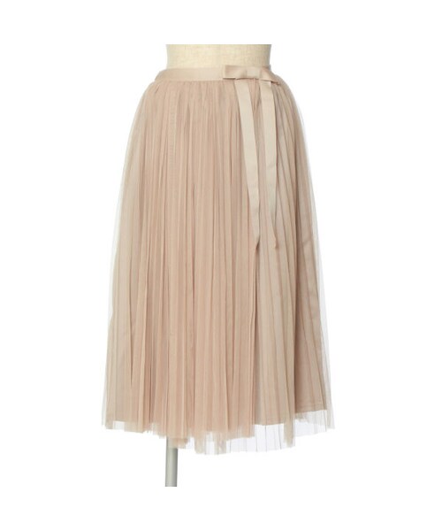 an another angelus（アンアナザーアンジェラス）の「チュールプリーツ巻きスカート/an another angelus（スカート・レディース・その他）」の2枚目の写真