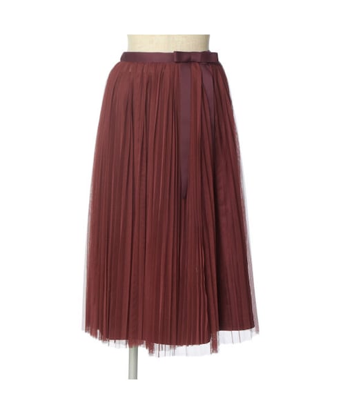 an another angelus（アンアナザーアンジェラス）の「チュールプリーツ巻きスカート/an another angelus（スカート・レディース・その他）」の3枚目の写真