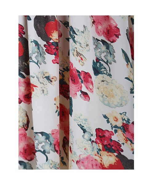 an another angelus(アンアナザーアンジェラス)の「ローズ柄ギャザースカート/an another angelus(スカート・レディース・その他)」の4枚目の写真