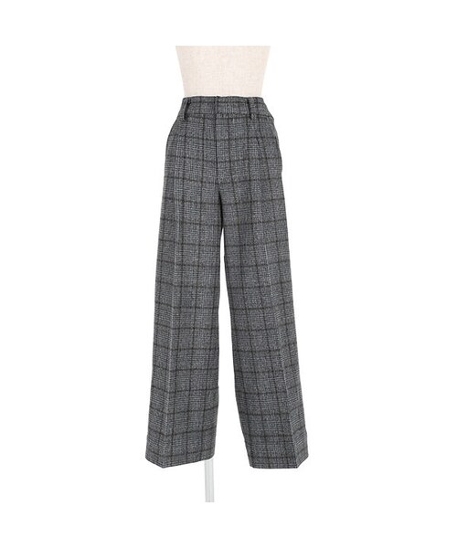 an another angelus（アンアナザーアンジェラス）の「チェックワイドパンツ/an another angelus limited（その他パンツ・レディース・その他）」の2枚目の写真