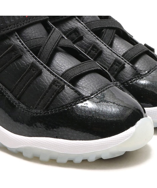 NIKE(ナイキ)の「NIKE JORDAN 11 RETRO BT BLACK/GYM RED-WHITE-ANTHRACITE(シューズ・キッズ・ブラック・13.0cm/14.0cm/15.0cm/16.0cm)」の7枚目の写真
