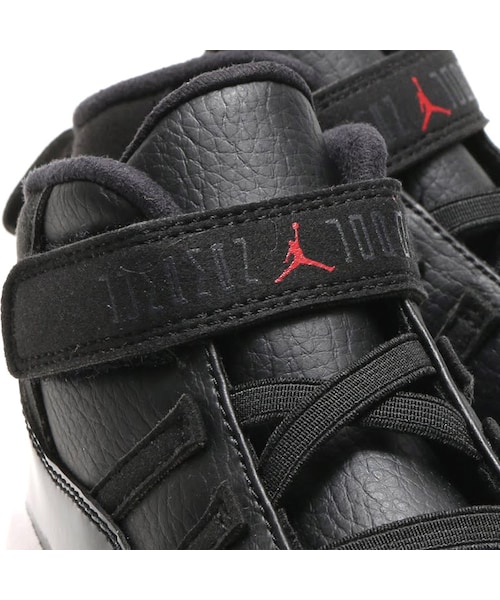 NIKE(ナイキ)の「NIKE JORDAN 11 RETRO BT BLACK/GYM RED-WHITE-ANTHRACITE(シューズ・キッズ・ブラック・13.0cm/14.0cm/15.0cm/16.0cm)」の6枚目の写真
