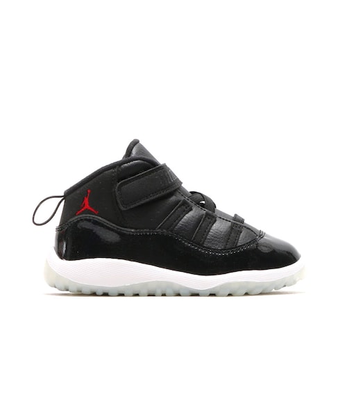 NIKE(ナイキ)の「NIKE JORDAN 11 RETRO BT BLACK/GYM RED-WHITE-ANTHRACITE(シューズ・キッズ・ブラック・13.0cm/14.0cm/15.0cm/16.0cm)」の2枚目の写真