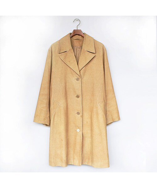 Vintage Clothing(ヴィンテージクロージング)の「Over Chester Coat(ジャケット/アウター・Beige・One)」の1枚目の写真