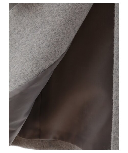 KiwaSylphy（キワシルフィー）の「wool mossa chester LCT（ジャケット/アウター・ライトグレー/キャメル/ネイビー・F）」の10枚目の写真