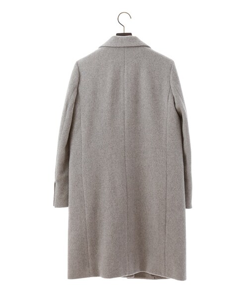 KiwaSylphy（キワシルフィー）の「wool mossa chester LCT（ジャケット/アウター・ライトグレー/キャメル/ネイビー・F）」の5枚目の写真