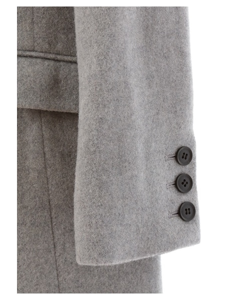 KiwaSylphy（キワシルフィー）の「wool mossa chester LCT（ジャケット/アウター・ライトグレー/キャメル/ネイビー・F）」の7枚目の写真