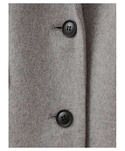 KiwaSylphy（キワシルフィー）の「wool mossa chester LCT（ジャケット/アウター・ライトグレー/キャメル/ネイビー・F）」の9枚目の写真