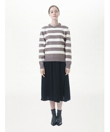 koe | ・スポーティーボーダーニットプルオーバー(トップス)
