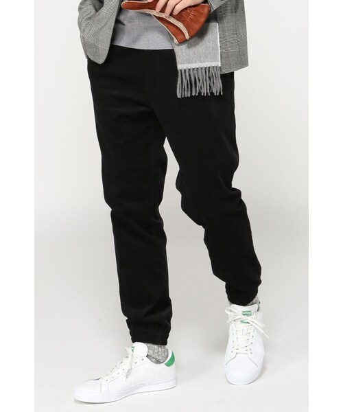 EDIFICE(エディフィス)の「ストレッチコーデュロイ シャーリングイージー(パンツ・メンズ・ブラック/グレーA/ナチュラル/ブラウン/カーキ・44/46/48)」の1枚目の写真