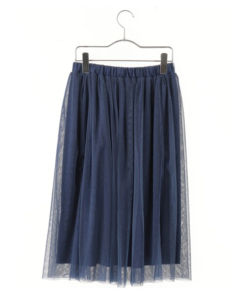 earth music&ecology（アースミュージックアンドエコロジー）の「【Special Price】デニムライクチュールミディスカート（スカート・インディゴ・F）」の3枚目の写真