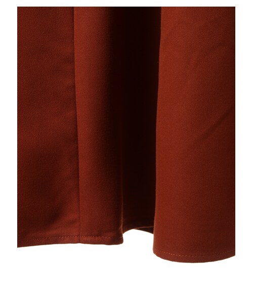 earth music&ecology（アースミュージックアンドエコロジー）の「【Special Price】ミモレフレアースカート（スカート・ブラック/レッド/テラコッタ/キャメル/カーキ/ネイビー/ダークグリーン・F）」の12枚目の写真