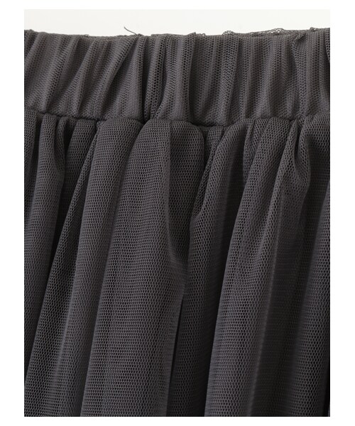 earth music&ecology(アースミュージックアンドエコロジー)の「【Special Price】チュールスカート(スカート・アイボリー/グレー/カーキ/ダークネイビー・F)」の13枚目の写真