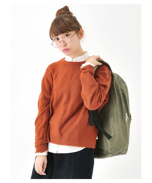 earth music&ecology（アースミュージックアンドエコロジー）の「【Special Price】レギュラーシャツ（トップス・オフホワイト/Black Watch Green/ブラックウォッチレッド・S/M）」の9枚目の写真