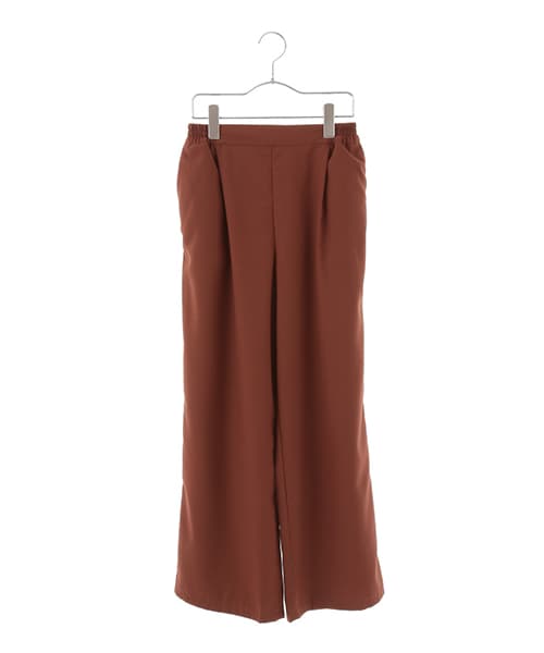 earth music&ecology（アースミュージックアンドエコロジー）の「【Special Price】ワイドテーパードパンツ（パンツ・ブラック/ブリックレッド/ブラウン/キャメル/カーキ/ネイビー・F）」の2枚目の写真