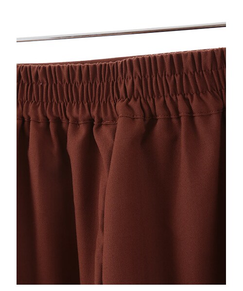 earth music&ecology（アースミュージックアンドエコロジー）の「【Special Price】ワイドテーパードパンツ（パンツ・ブラック/ブリックレッド/ブラウン/キャメル/カーキ/ネイビー・F）」の9枚目の写真