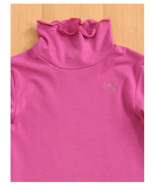 HAKKA KIDS（ハッカキッズ）の「☆モダールハイネックTシャツ（トップス・レディース・ピンク/グレー/オフホワイト・120/130/110/100）」の6枚目の写真