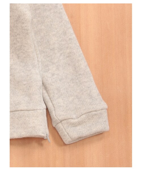 HAKKA KIDS(ハッカキッズ)の「ハイネックプルオーバー(トップス・レディース・杢グレー・130/120/110/100)」の4枚目の写真