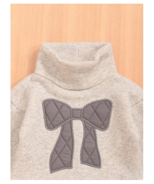 HAKKA KIDS(ハッカキッズ)の「ハイネックプルオーバー(トップス・レディース・杢グレー・130/120/110/100)」の3枚目の写真