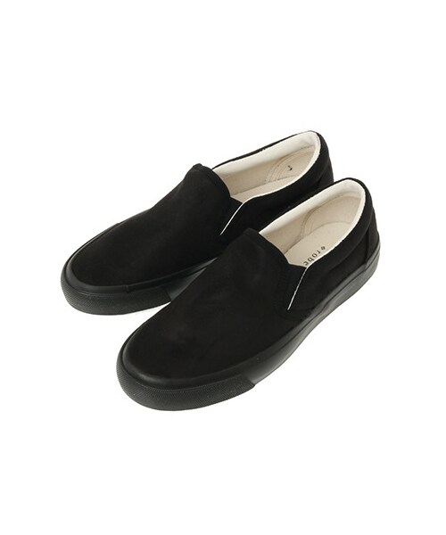 Green　Parks（グリーンパークス）の「・スリッポンシューズ（シューズ・グレー/ブラック/ベージュ/カーキ・S/M/L）」の2枚目の写真