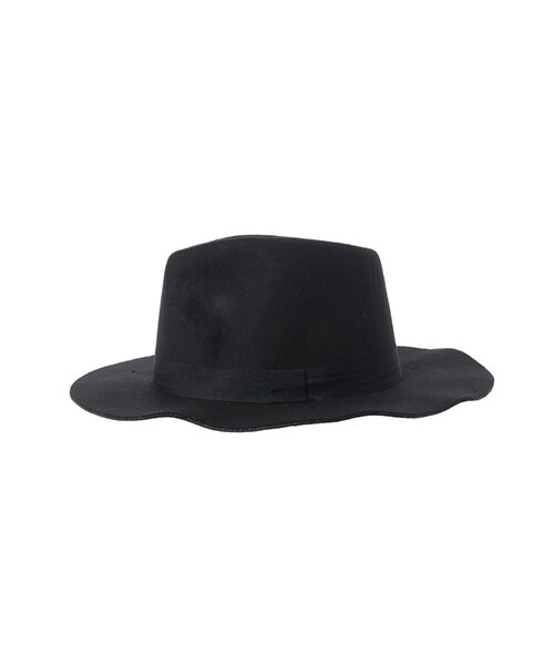 SEVENDAYS=SUNDAY（セブンデイズサンデイ）の「グログランテープ付 ツバ広ハット（帽子・ブラック/ブラウン/カーキ・F）」の5枚目の写真