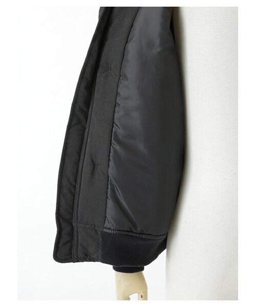 SEVENDAYS=SUNDAY（セブンデイズサンデイ）の「【Special Price】Men's ピーチタフタ N2-Bブルゾン（ジャケット/アウター・ブラック/カーキ/ネイビー・S/M/L）」の12枚目の写真