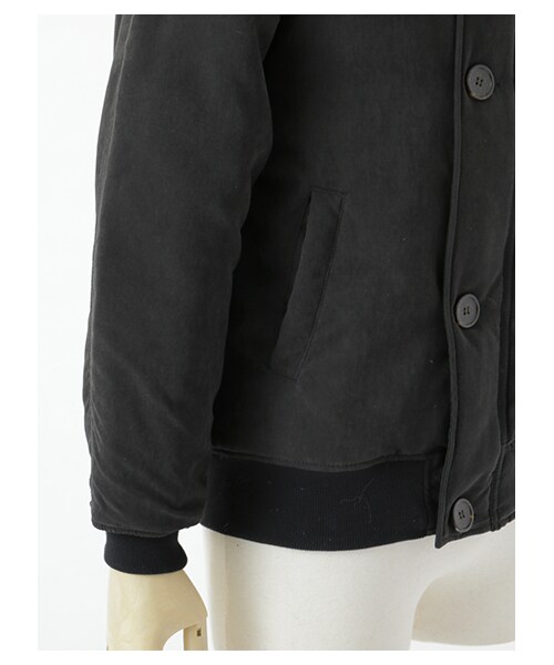 SEVENDAYS=SUNDAY（セブンデイズサンデイ）の「【Special Price】Men's ピーチタフタ N2-Bブルゾン（ジャケット/アウター・ブラック/カーキ/ネイビー・S/M/L）」の8枚目の写真