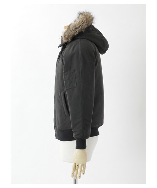 SEVENDAYS=SUNDAY（セブンデイズサンデイ）の「【Special Price】Men's ピーチタフタ N2-Bブルゾン（ジャケット/アウター・ブラック/カーキ/ネイビー・S/M/L）」の5枚目の写真