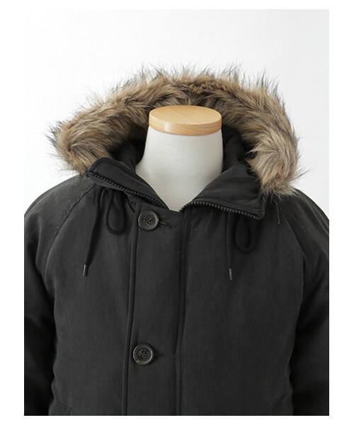 SEVENDAYS=SUNDAY（セブンデイズサンデイ）の「【Special Price】Men's ピーチタフタ N2-Bブルゾン（ジャケット/アウター・ブラック/カーキ/ネイビー・S/M/L）」の7枚目の写真