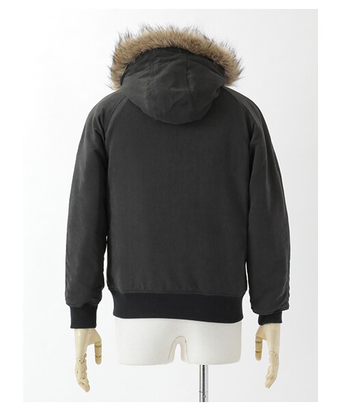 SEVENDAYS=SUNDAY（セブンデイズサンデイ）の「【Special Price】Men's ピーチタフタ N2-Bブルゾン（ジャケット/アウター・ブラック/カーキ/ネイビー・S/M/L）」の6枚目の写真