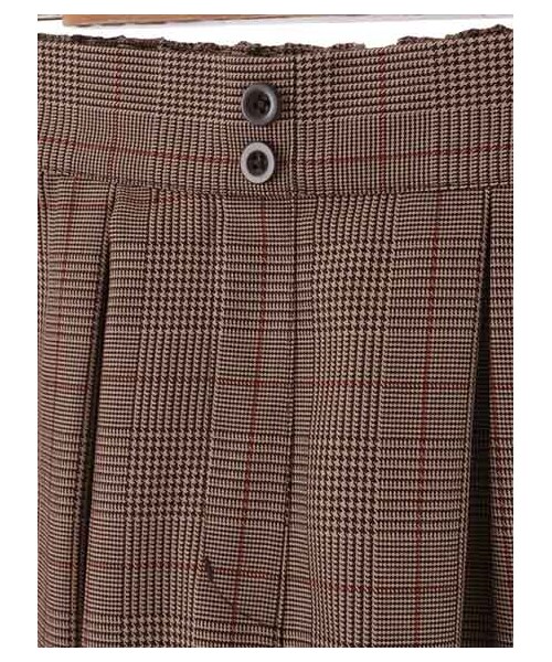 SEVENDAYS=SUNDAY（セブンデイズサンデイ）の「【Special Price】・タックワイドパンツ（パンツ・ブラウン/ストライプ・M/L）」の8枚目の写真