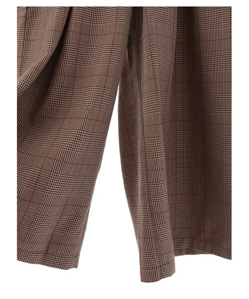 SEVENDAYS=SUNDAY（セブンデイズサンデイ）の「【Special Price】・タックワイドパンツ（パンツ・ブラウン/ストライプ・M/L）」の11枚目の写真