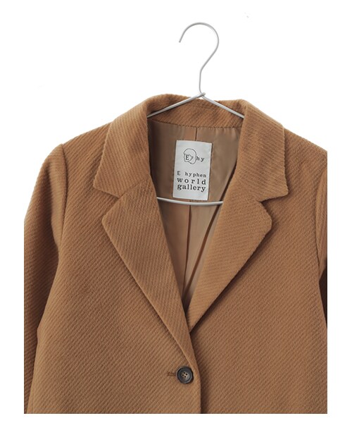 E hyphen world gallery（イーハイフンワールドギャラリー）の「チェスターコート（ジャケット/アウター・キャメル・F）」の4枚目の写真