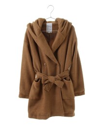 E hyphen world gallery | ・ビッグフードガウンコート(ジャケット/アウター)