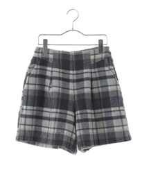 E hyphen world gallery | ・チェックシャギータックキュロットパンツ(パンツ)
