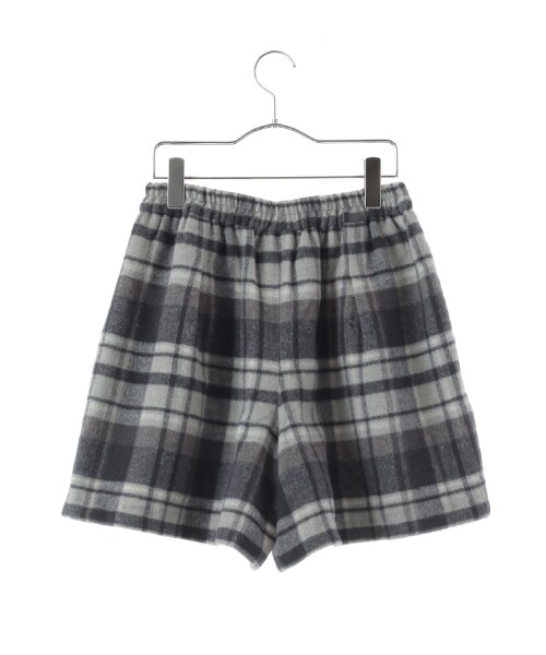 E hyphen world gallery（イーハイフンワールドギャラリー）の「・チェックシャギータックキュロットパンツ（パンツ・アイボリー/グレー/チャコールグレー・S/M）」の10枚目の写真