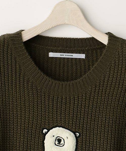 RAY CASSIN（レイカズン）の「しろくまニット（）」 - WEAR