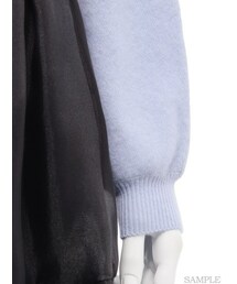 SNIDEL（スナイデル）の「シースルーフラワー刺繍ニットプルオーバー
