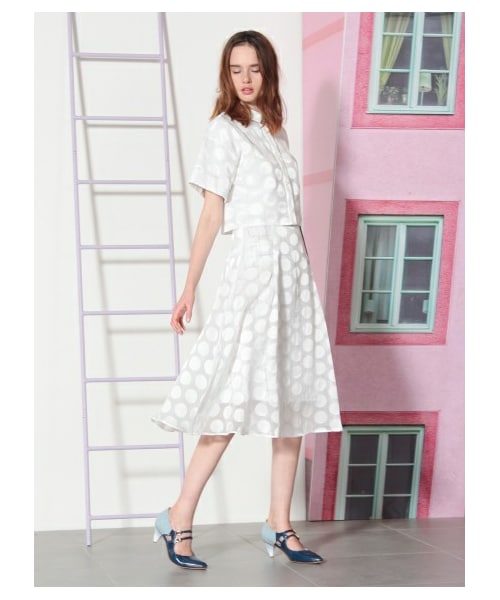 FURFUR（ファーファー）の「ドットオパールロングスカート