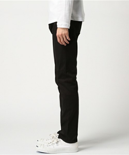 UNION STATION（ユニオンステーション）の「5ポケットストレッチパンツ（チノパンツ・メンズ・オフホワイト/ブラック/ベージュ/カーキ/ネイビー・SMALL/MEDIUM/LARGE/LL）」の6枚目の写真
