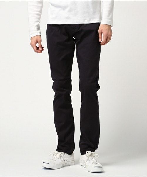 UNION STATION（ユニオンステーション）の「5ポケットストレッチパンツ（チノパンツ・メンズ・オフホワイト/ブラック/ベージュ/カーキ/ネイビー・SMALL/MEDIUM/LARGE/LL）」の5枚目の写真