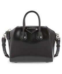 GIVENCHY | Givenchy 'Mini Antigona' Box Leather Satchel(ショルダーバッグ)