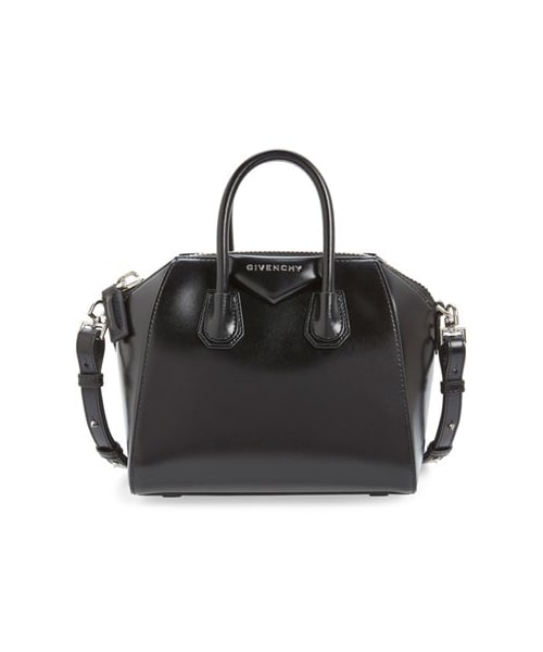 GIVENCHY（ジバンシイ）の「Givenchy 'Mini Antigona' Box Leather Satchel（ショルダーバッグ・レディース・Beige/Black・Regular）」の2枚目の写真