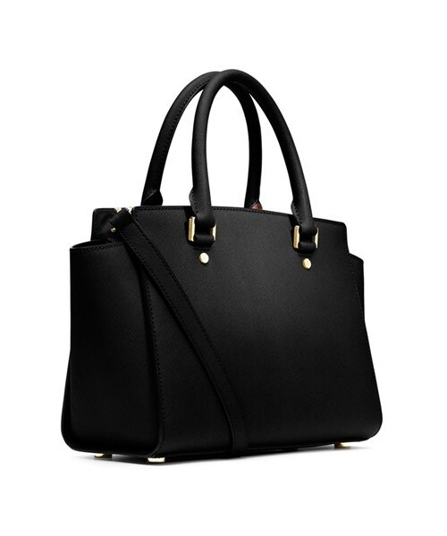 MICHAEL KORS（マイケルコース）の「MICHAEL Michael Kors 'Selma Medium' Zip Top Satchel（ショルダーバッグ・レディース・Black・Regular）」の4枚目の写真