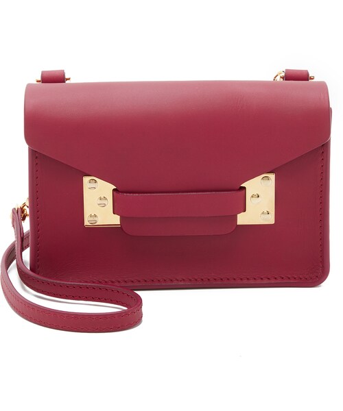 Sophie Hulme(ソフィーヒュルム)の「Sophie Hulme Nano Envelope Bag(クラッチバッグ・レディース・Red/Pink/Beige/Blue・One Size)」の1枚目の写真